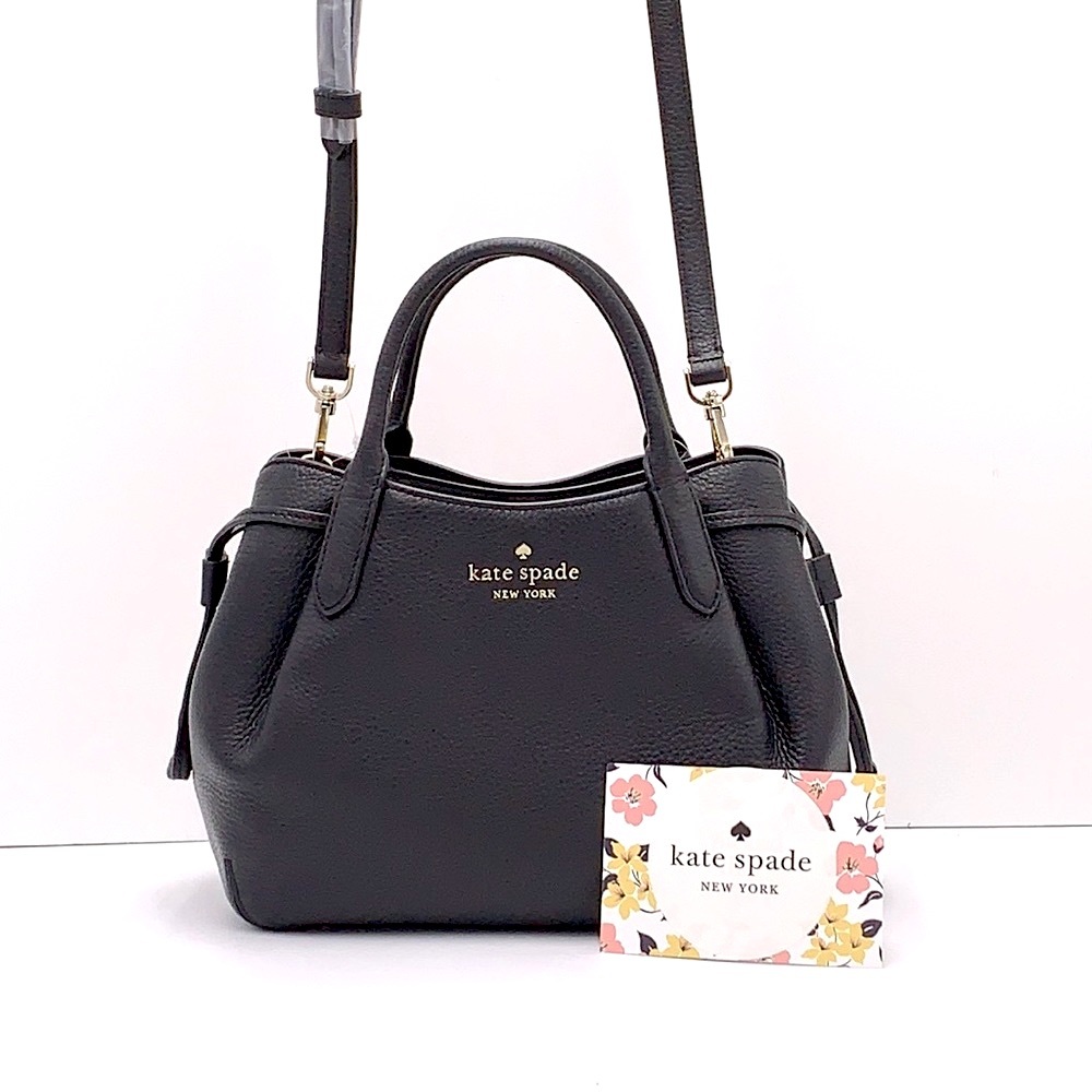Kate Spade Dumpling Small Satchel Bag in Black color - Picture 3 of 16